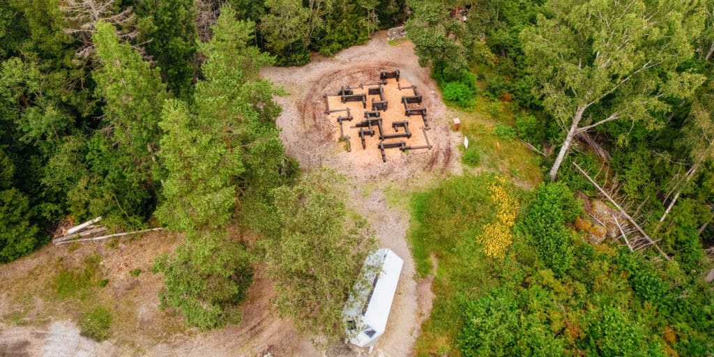 Naturparkour på Lida 