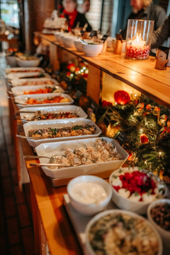 Julbord Lida Värdshus, Stockholm, julbordsbuffé, traditionellt julbord 