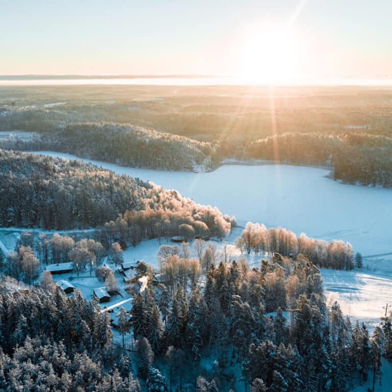 Lida Friluftsgård Vinter