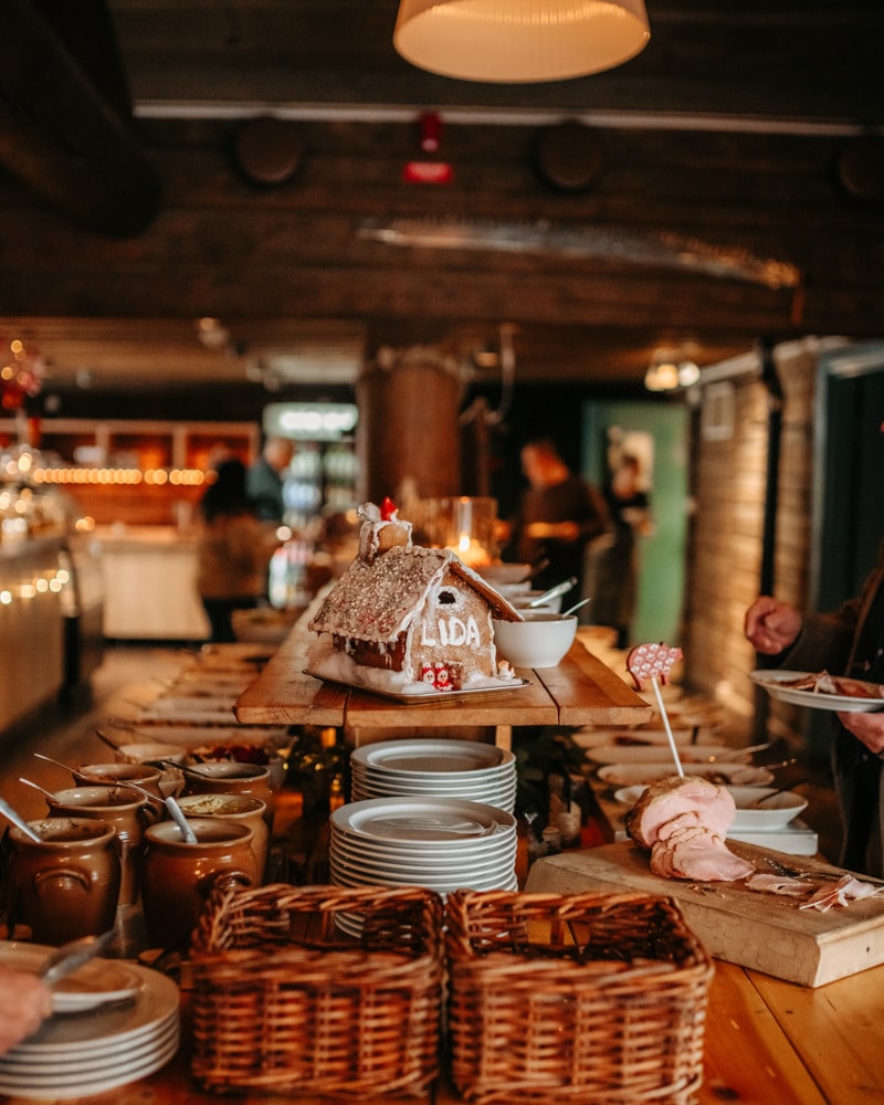 Julbord Lida Värdshus, Stockholm, julbordsbuffé, traditionellt julbord 