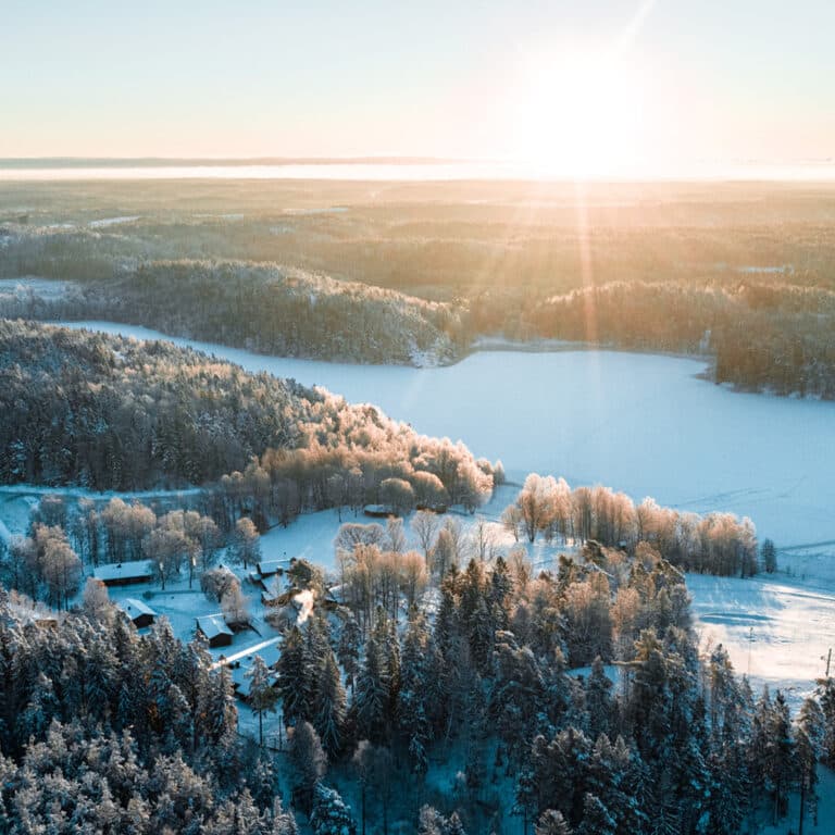 Lida Friluftsgård, vinteraktiviteter, vandring, skidspår, stockholm