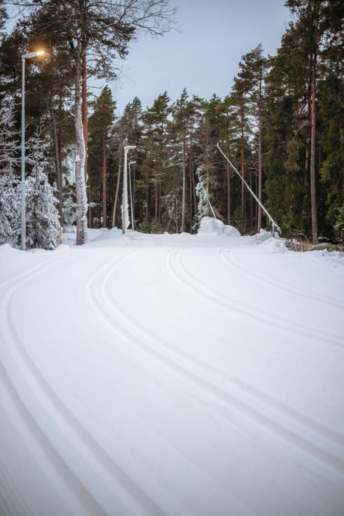 konstsnöspår stockholm, skidspår, längdskidor