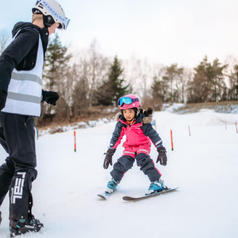 skidskola stockholm, skidlektioner stockholm, skidbacke