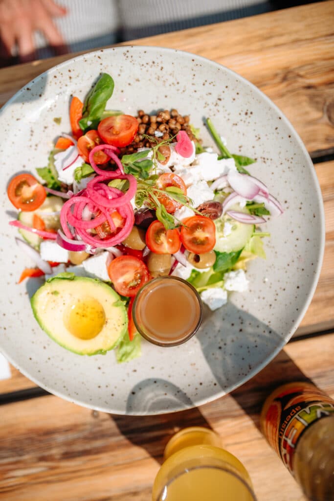 Lida Värdshus, restaurang Tullinge, fetaostsallad